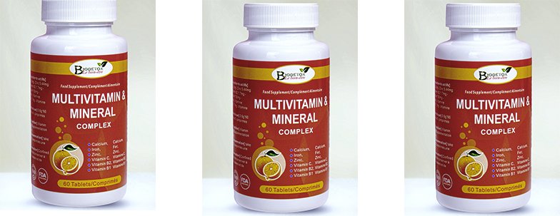 Box of 60 tablets of Multivitamin and Mineral Complex